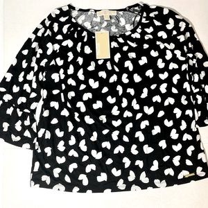NWT Michael Kors 3/4 Bell Sleeve Top
